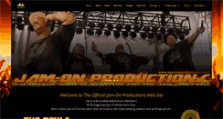 Desktop Screenshot of jamonproductions.com